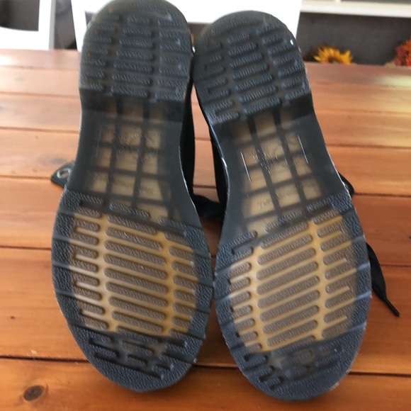 Dr. Martens Triumph 1914 Floral Foldover Leather Combat Boots - Picture 3 of 5